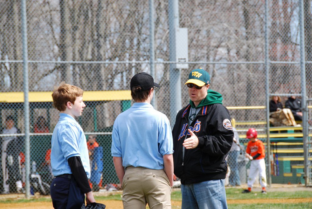 talking to umpires