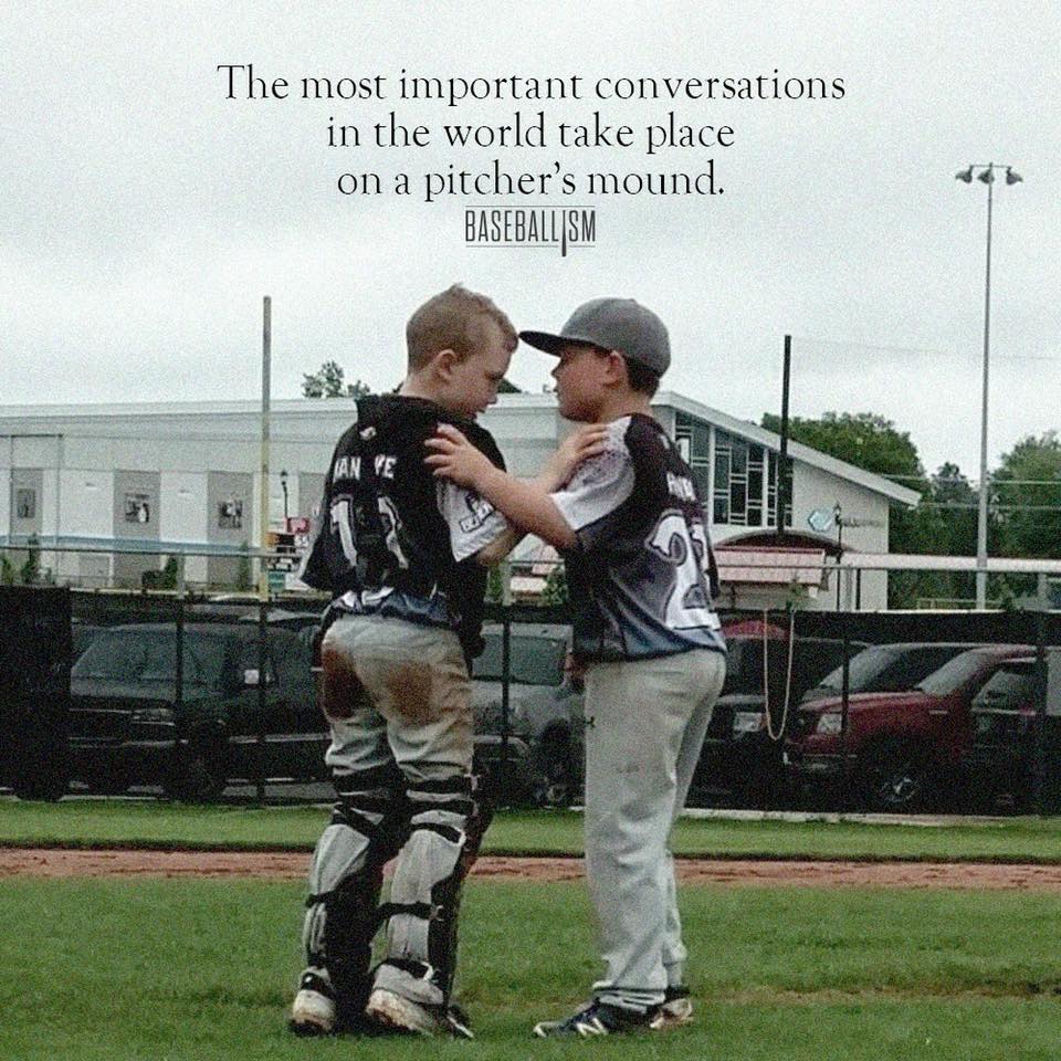 the most important conversations baseball meme