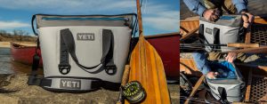 yeti soft cooler filled