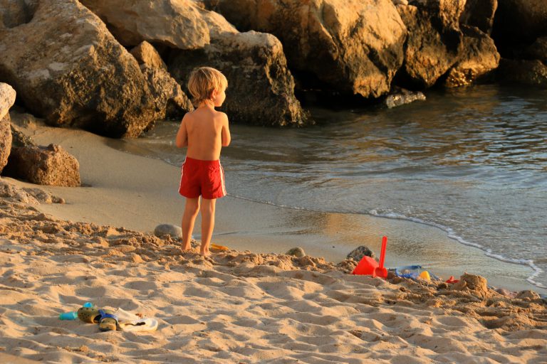 boy at the beach