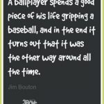a baseball player spends a good part of his life gripping a baseball