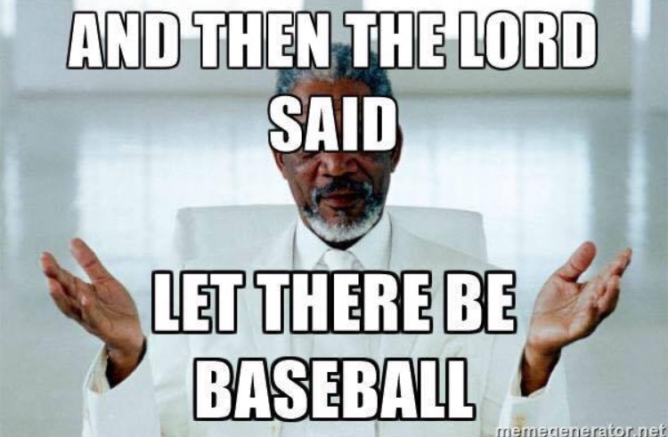 and then the lord said spring baseball quote