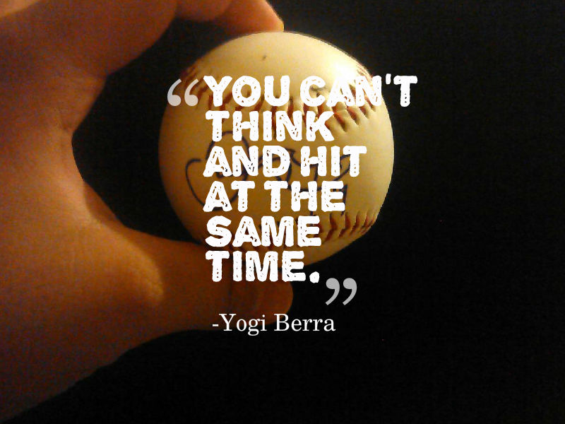 yogi berra motivational baseball quote