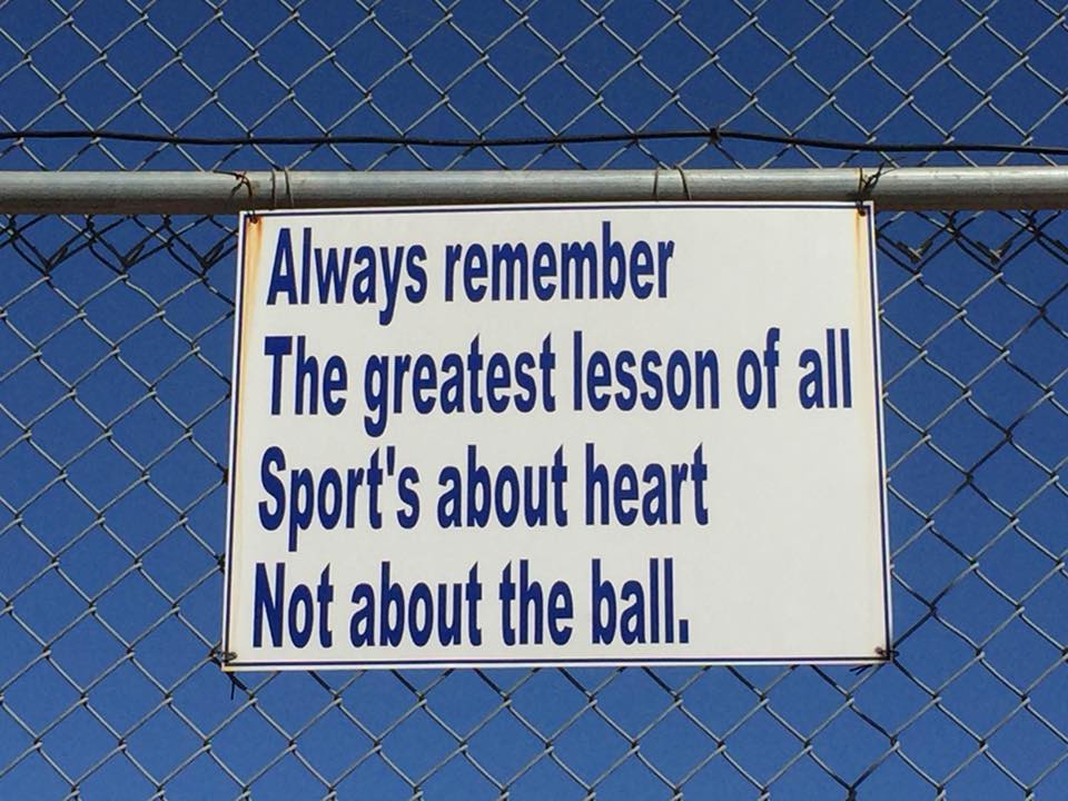 sport's about heart