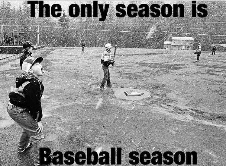 the only season is baseball season