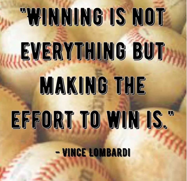 winning isn't everything