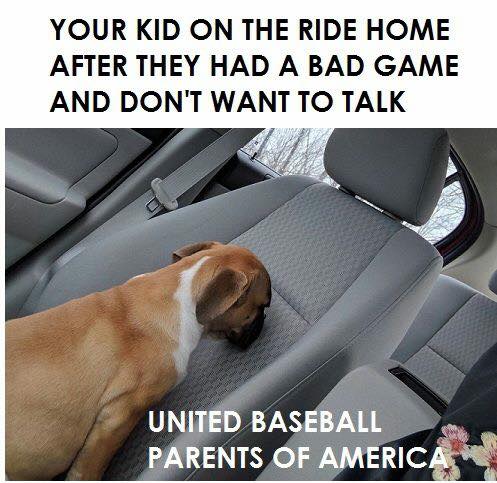 your kid on the ride home