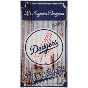 Los Angeles Dodgers Corrugated Metal Wall Art