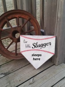 Our Little Slugger - Baseball Art