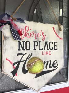 heres no place like home softball art