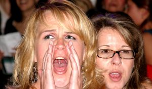 woman yelling