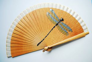 dragonfly hand fan