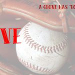 a glove has love banner