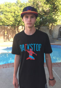 baseball lifestyle 101 back stop tee