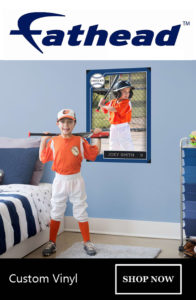fathead rectangular baseball banner