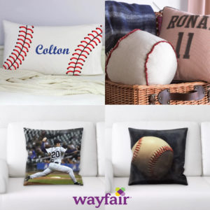 wayfair rectangular baseball pillow banner