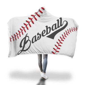 hooded baseball blanket