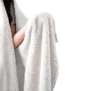 hooded baseball blanket inside