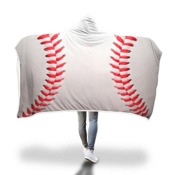 hooded baseball blanket smaller