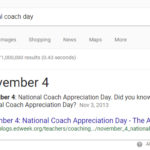 national coach day