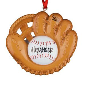 Baseball Glove Personalized Ornament