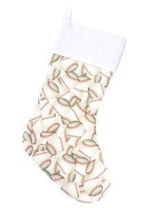 baseball christmas stocking