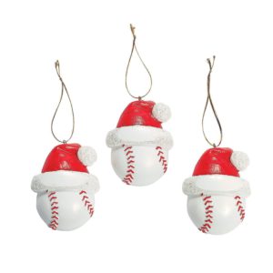 Baseball Christmas Ornaments 1 Dozen