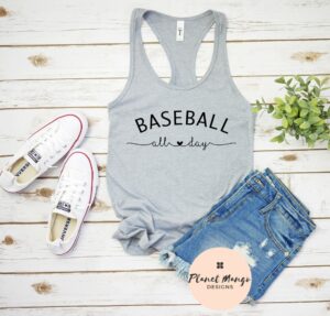 etsy baseball all day tank top