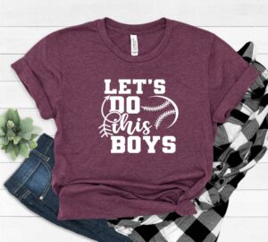 etsy lets do this boys magenta tshirt