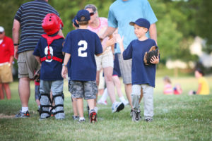 little baseball kids