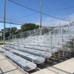 metal bleachers