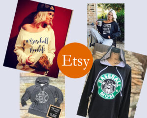 etsy rectangular baseball sweatshirt banner gray