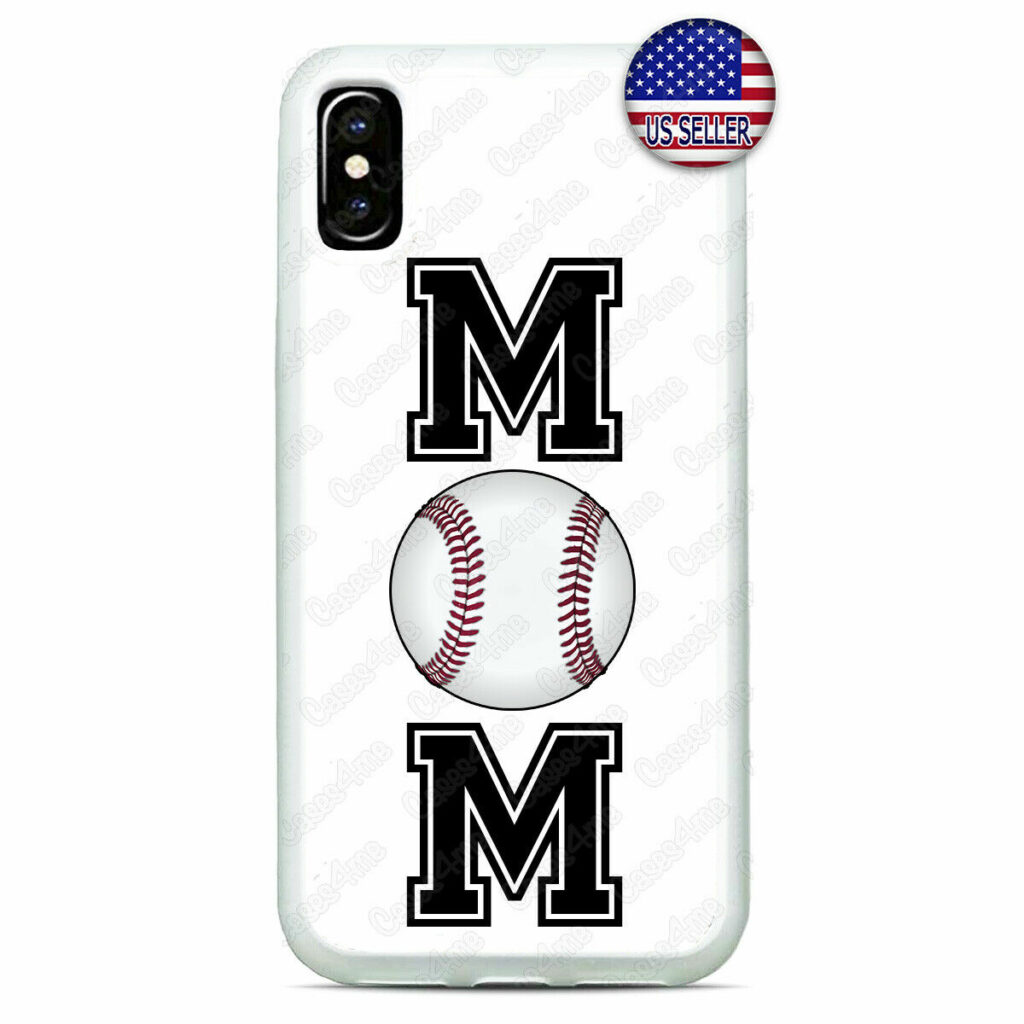 baseball mom phone case