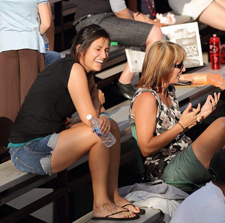 friends in the bleachers