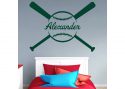 alexander baseball name decal