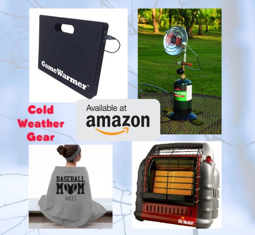 amazon cold weather gear with background banner