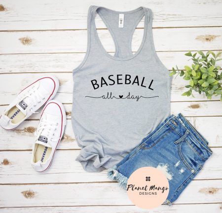 etsy baseball all day tank top